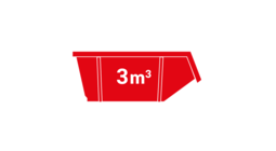 3m³ Bouw- sloopafval container 3m³ Bouw- sloopafval container