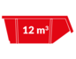 BM Containers 12m³ Bouwafval container