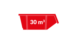 30m³ Grofvuil container 30m³ Grofvuil container