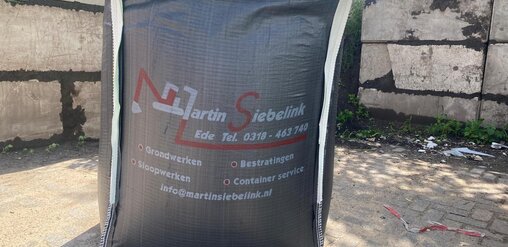 BM Containers 1m³ bigbag voor afvoeren grond