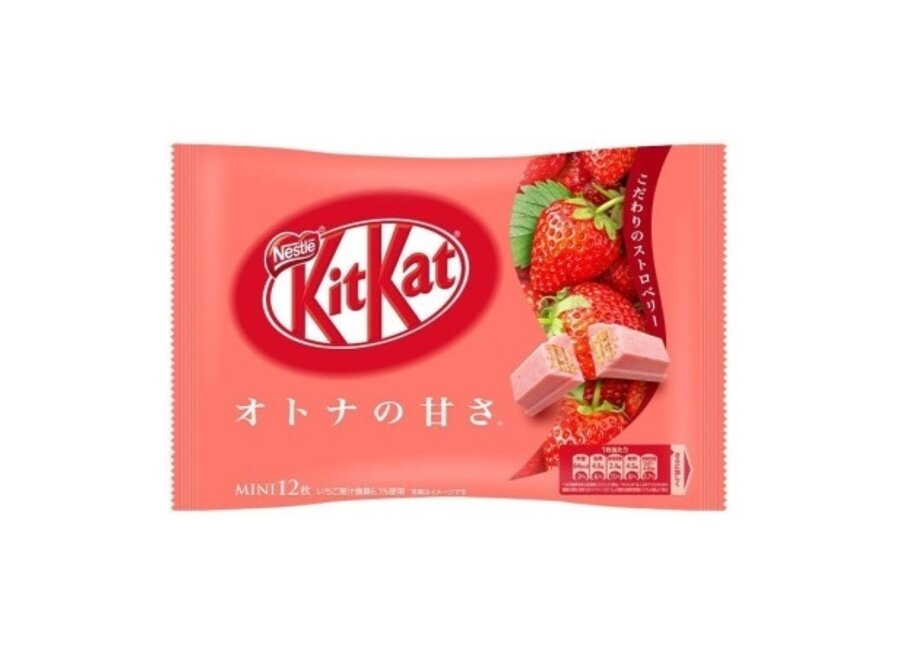 Kitkat Mini Aardbei - Japanse Hit Chocolade