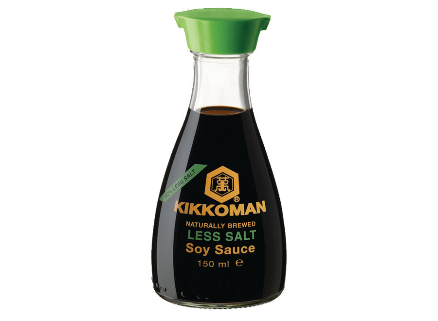 Kikkoman Soy Sauce Less Salt 150 ML