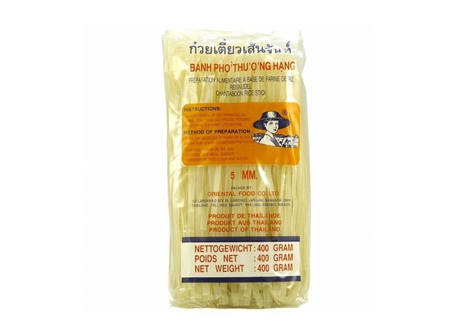 Rijst Noodles 5mm - Ideaal voor Pad Thai en/of Pho