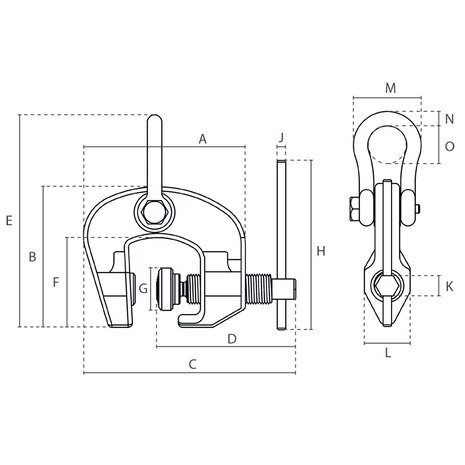 DELTA DELTA universele schroefklem 3000 kg