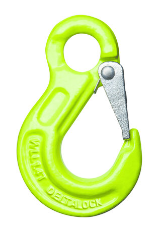 DELTA Grade 100 ooghaak met klep 6.7 ton DELTA Grade 100 ooghaak met klep 6.7 ton