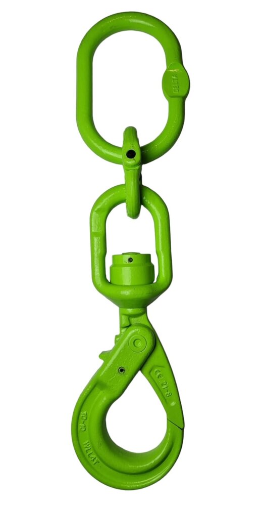 DELTA G100 wartelhaak samenstel met veiligheidshaak 6.7 ton