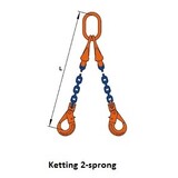 pewag PEWAG Grade 100 ketting 2-sprong 8 mm pewag PEWAG Grade 100 ketting 2-sprong 8 mm