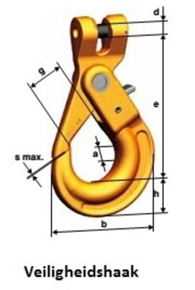 pewag PEWAG Grade 100 ketting 4-sprong 10 mm 8000 kg