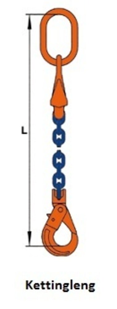 pewag PEWAG Grade 100 kettingleng 10 mm 4000 kg pewag PEWAG Grade 100 kettingleng 10 mm 4000 kg