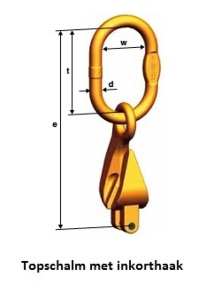 PEWAG Grade 100 kettingleng 6 mm 1400 kg PEWAG Grade 100 kettingleng 6 mm 1400 kg