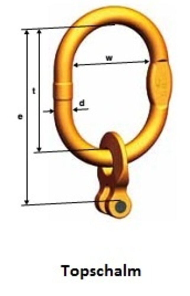 PEWAG Grade 100 kettingleng 6 mm 1400 kg PEWAG Grade 100 kettingleng 6 mm 1400 kg