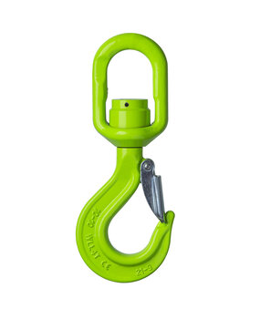 DELTA Wartelhaak met klep, draaibaar onder last 6.7 ton DELTA Wartelhaak met klep, draaibaar onder last 6.7 ton