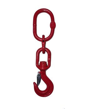 DELTALOCK Grade 100 - Self-locking swivel hooks with grip - swivel