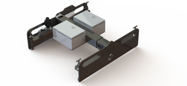 Elektrische dakplatenklem werklast 400kg