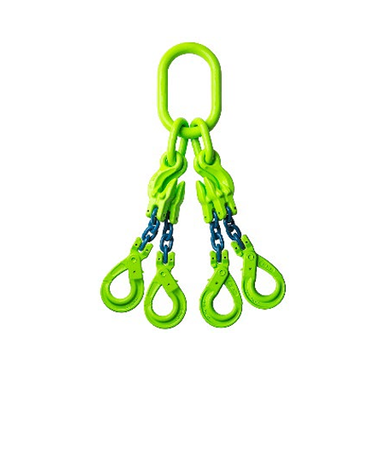 Grade 100 hijsketting 4-sprong 8 mm Grade 100 hijsketting 4-sprong 8 mm