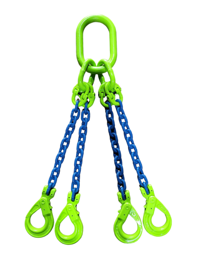 Grade 100 hijsketting 4-sprong 6 mm Grade 100 hijsketting 4-sprong 6 mm