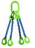 Grade 100 hijsketting 4-sprong 13 mm Grade 100 hijsketting 4-sprong 13 mm