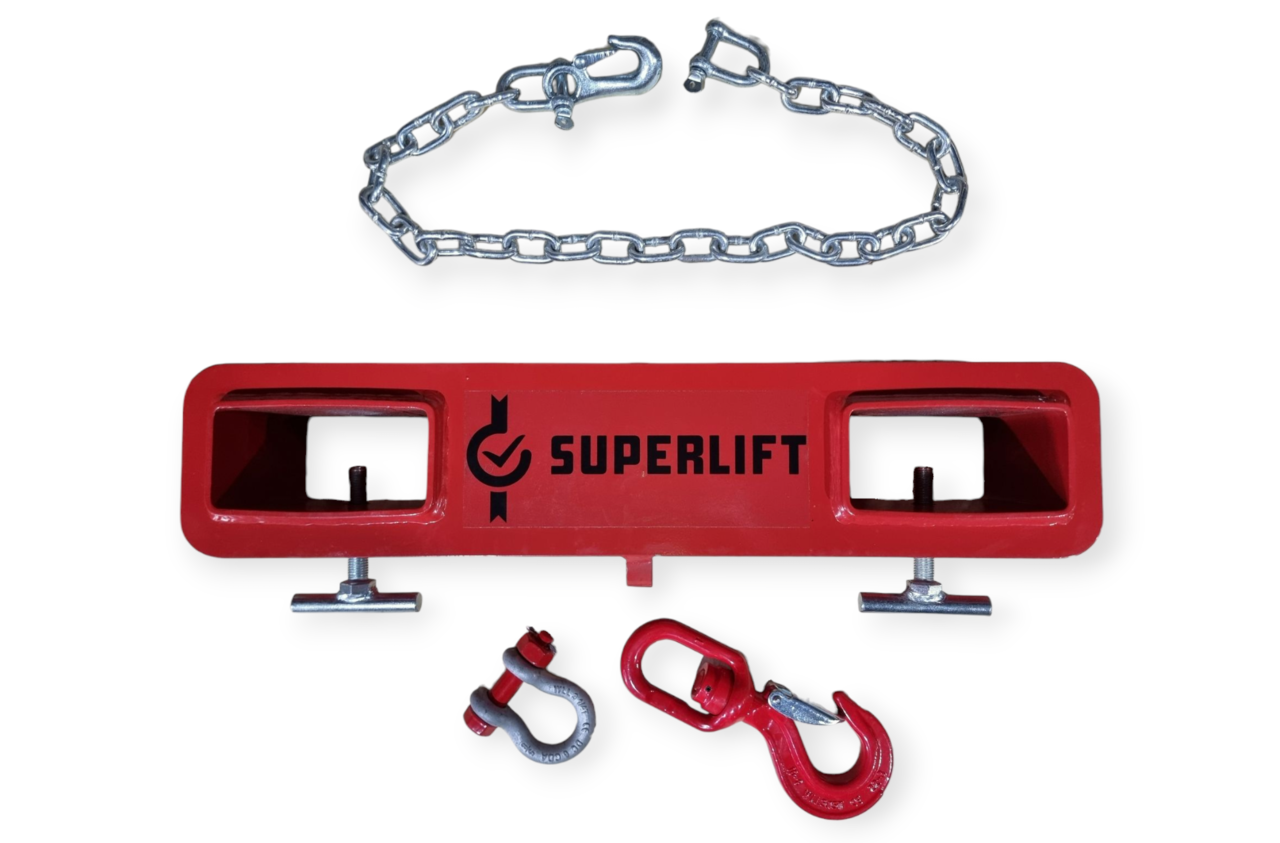 Superlift Lasthaak voor heftruck 2500kg dubbele vork Superlift Lasthaak voor heftruck 2500kg dubbele vork