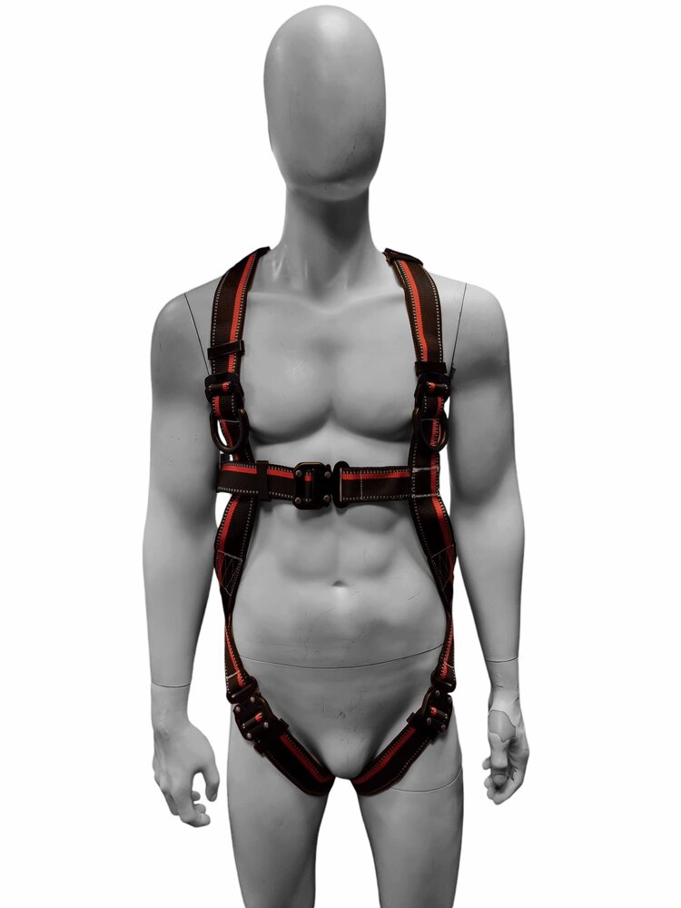 Horus Safety Equipment Standaard harnas met 3 bevestigingspunten en snelsluitingen