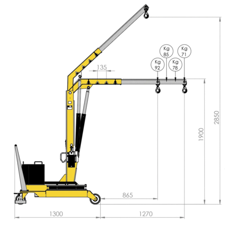 Flex Lifting Flex Lifting 01M2 werklast 200kg Flex Lifting Flex Lifting 01M2 werklast 200kg