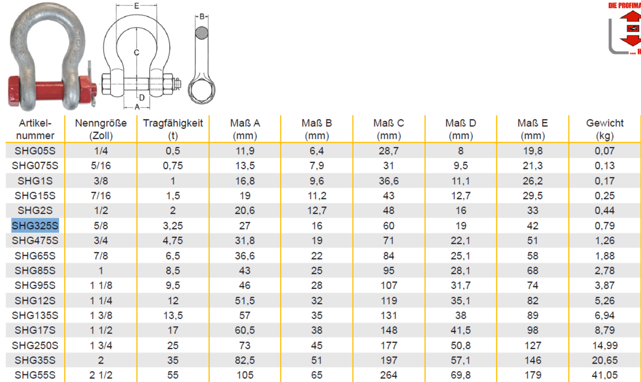 McBULL Harpsluiting BBT WLL 0.75 ton McBULL Harpsluiting BBT WLL 0.75 ton
