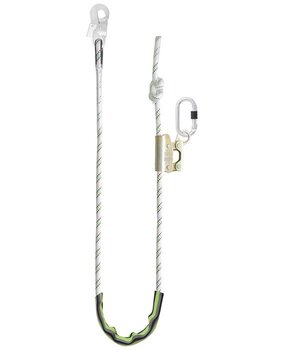 Kratos Safety Kernmantellijn met meeloper voor werkpositionering Kratos Safety Kernmantellijn met meeloper voor werkpositionering