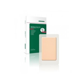 Klinion Kliniderm Foam Silicone Lite Schaumverband mit Rand 5 x 12,5 cm