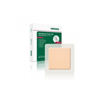 Klinion Kliniderm Foam Silicone Lite Schaumverband mit Rand 15x15cm