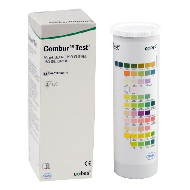 Combur 10 Teststreifen Von Roche, 100 Stück, Optimal Für Die Gesundheit