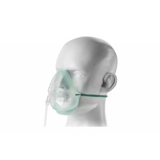 Intersurgical Interchirurgische Sauerstoffmaske Ecolite für Erwachsene, Schlauchlänge 2,1 m, Ref. 1135015