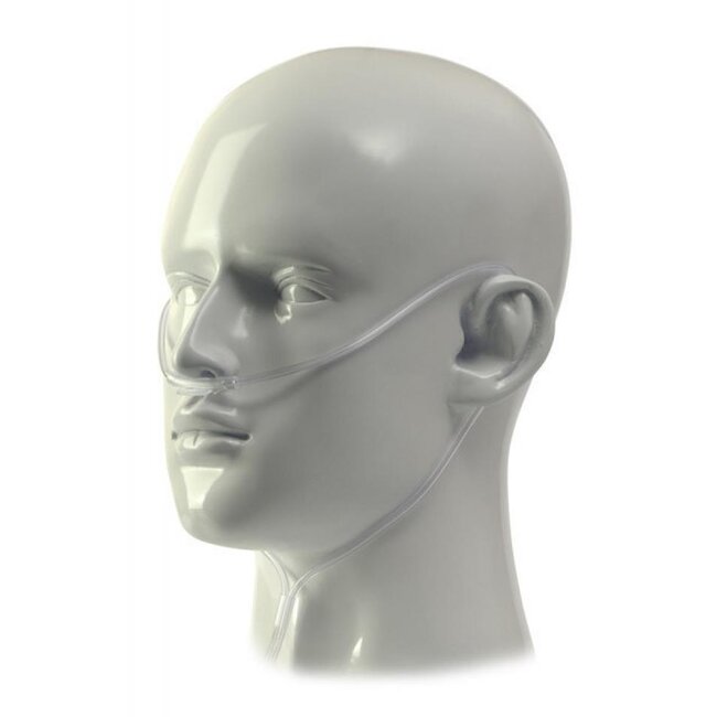 Interchirurgische Sauerstoffbrille Erwachsene gerader Zinken, Sauerstoffschlauch 1,8 m 1161000