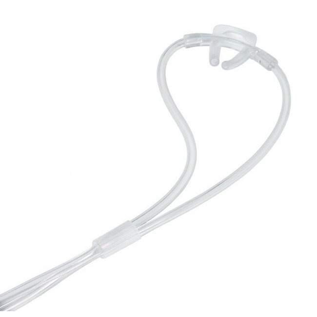 Interchirurgische Sauerstoffbrille für Erwachsene, gebogener Stift, Sauerstoffschlauch 1,8 m 1165000