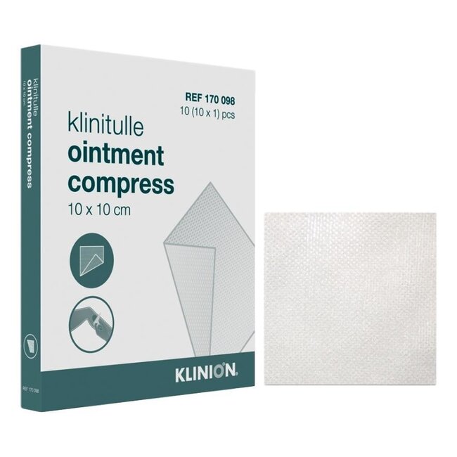Klinion Paraffinschirme 10x10cm (10 Stück)
