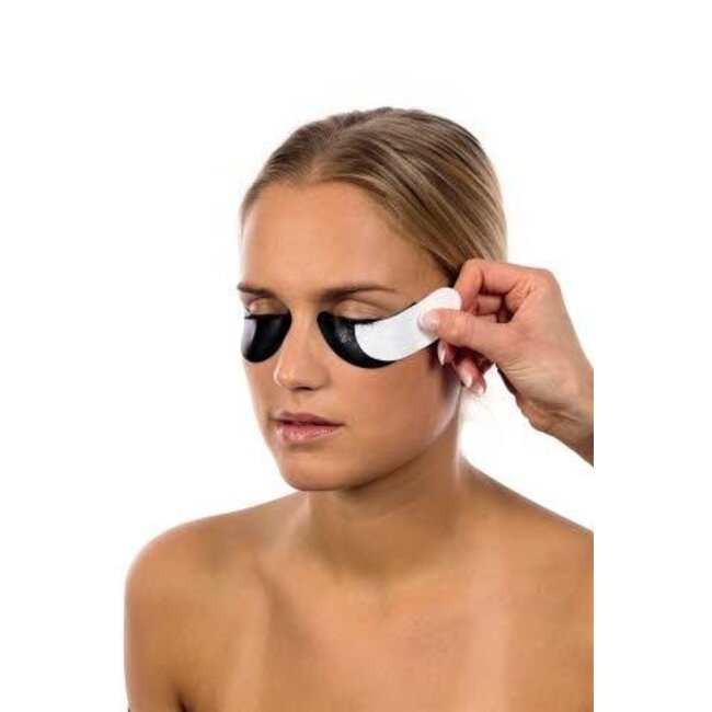 Display 25 ionenfarbige Silcopads zum Wimpernfärben 2St