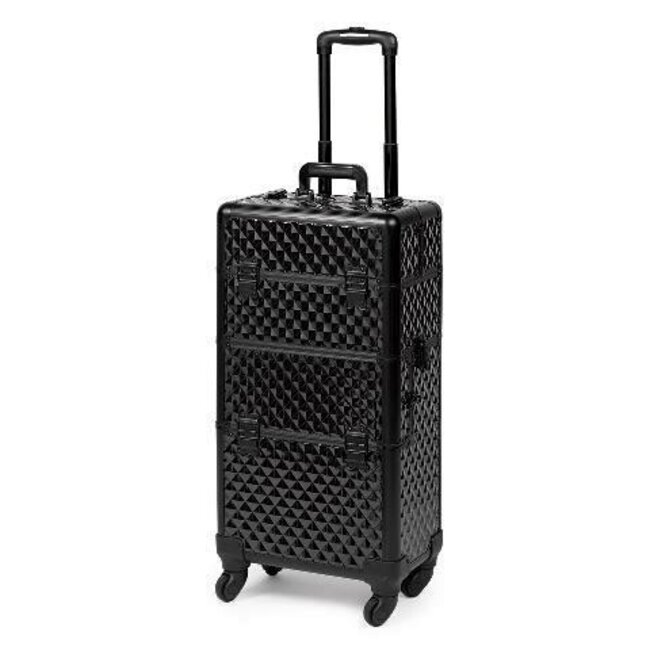 2 in 1 schwarzer Beauty-Trolley