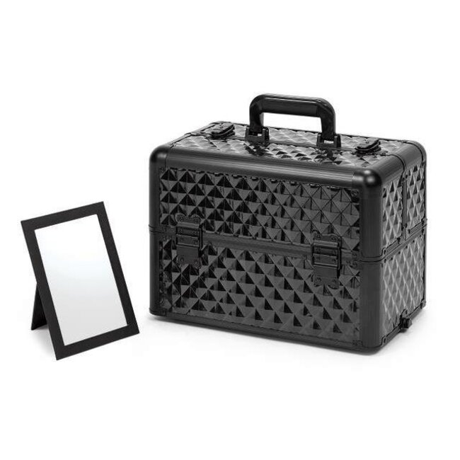 2 in 1 schwarzer Beauty-Trolley