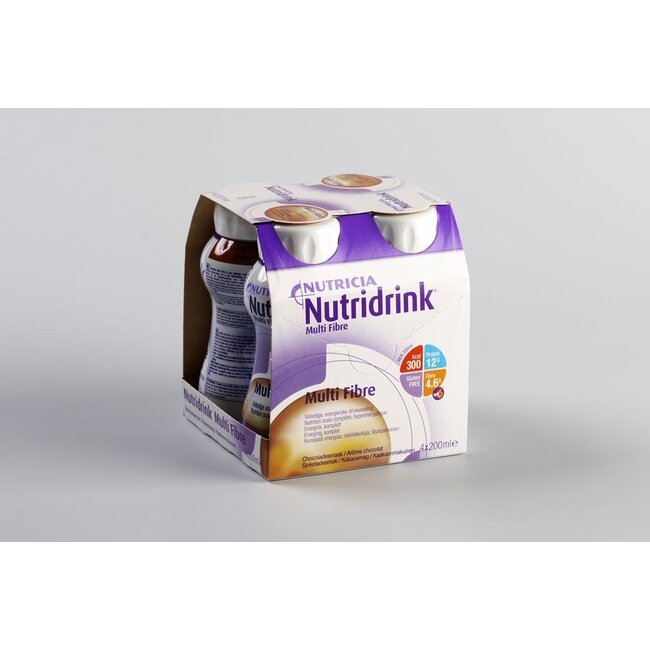 Nutricia Nutridrink Multifaser-Diätnahrung 200 ml Schokolade 65423