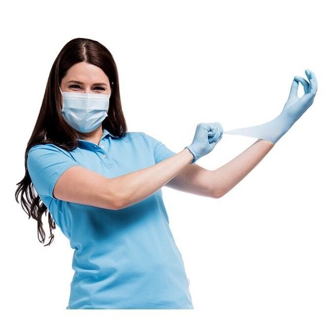 Comforties Weiches Nitril Easyglide Blau 100 Stück