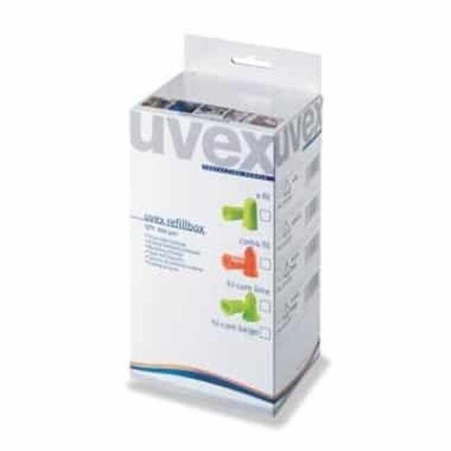 uvex x-fit 2112-022 Gehörschutzstöpsel Nachfüllpackung a 300 Paar limette