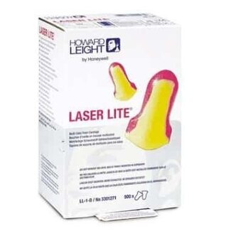 Honeywell Howard Leight Laser Lite Ohrstöpsel füllen 500 Paar lila/gelb nach
