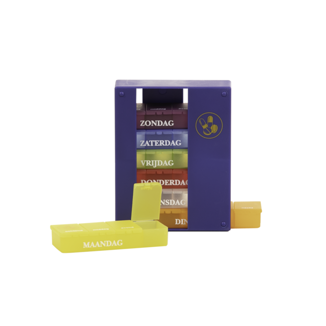 Pillendose 1 Woche - 4 Fächer NL