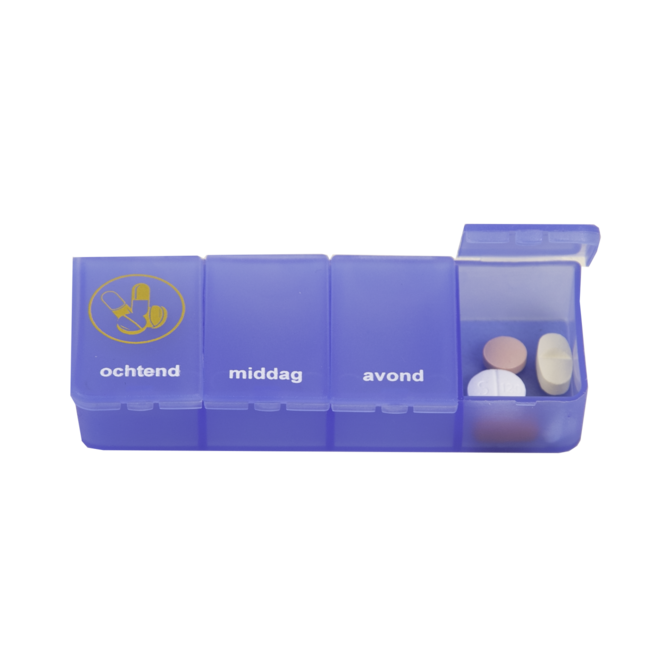 Pillendose 1 Woche - 4 Fächer NL