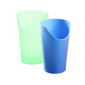 Huismerk Tasse mit Nasenausschnitt - transparent grün