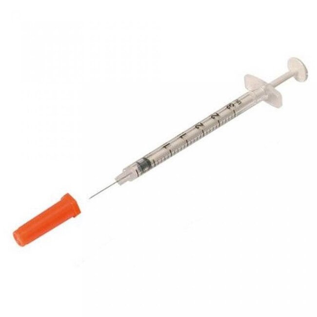 BD Mikrofeine Insulinspritze mit Kanüle
