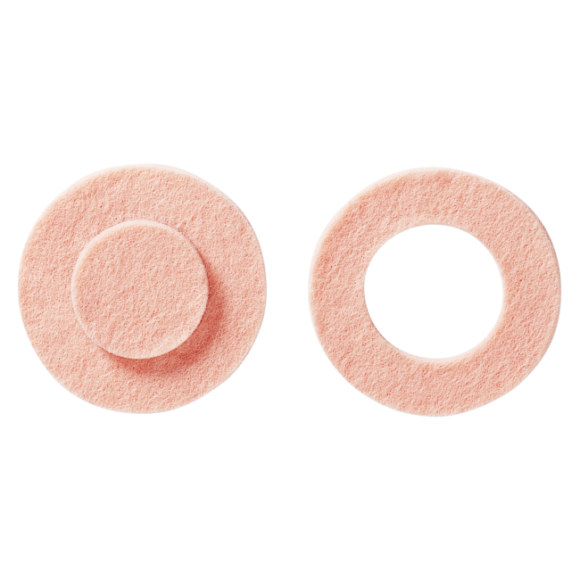 Gerippte Zehenkappe Gr. L (2 Stück)