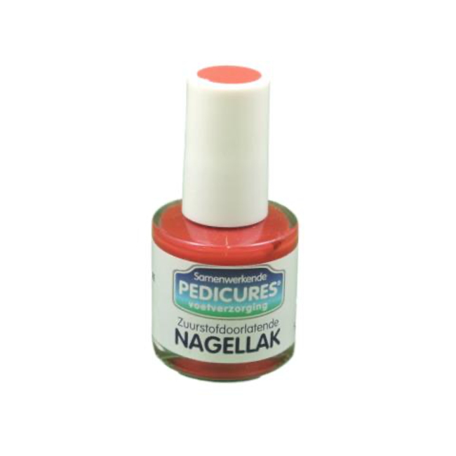 Collaborating Pedicures Sauerstoffdurchlässiger Nagellack - Rot