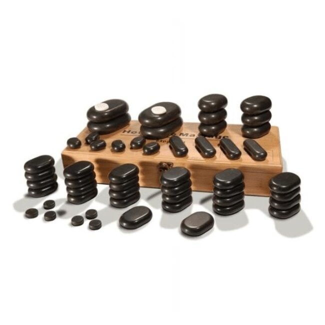 Hot-Stone-Ganzkörpermassage-Set 54PCS