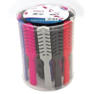 Sinelco Set 24 Nylon Föhnbürsten gm sort
