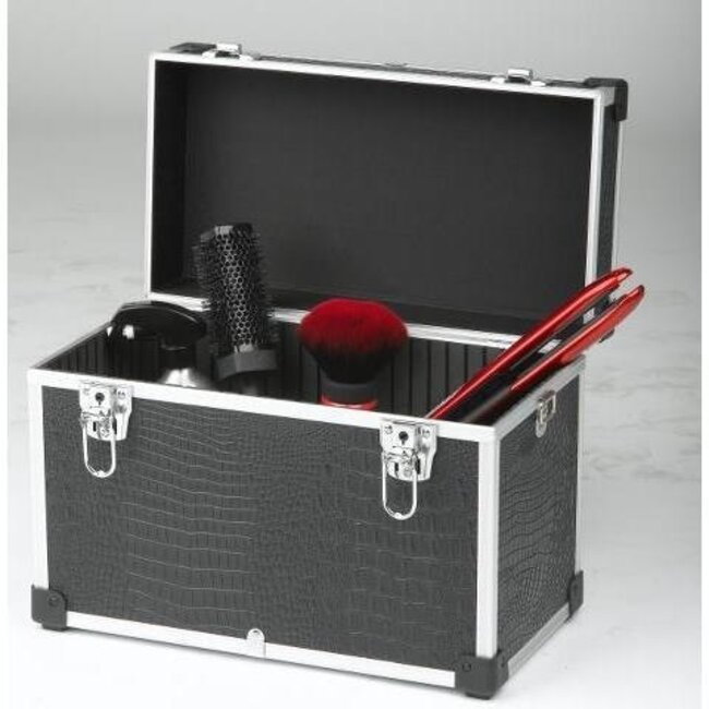 Kompakter Kroko-Kosmetikkoffer 38X20X27CM SIBEL