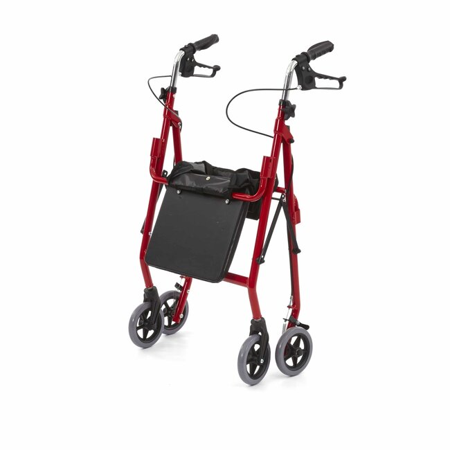 Rollator Romed Reliance mit Sitz Rot